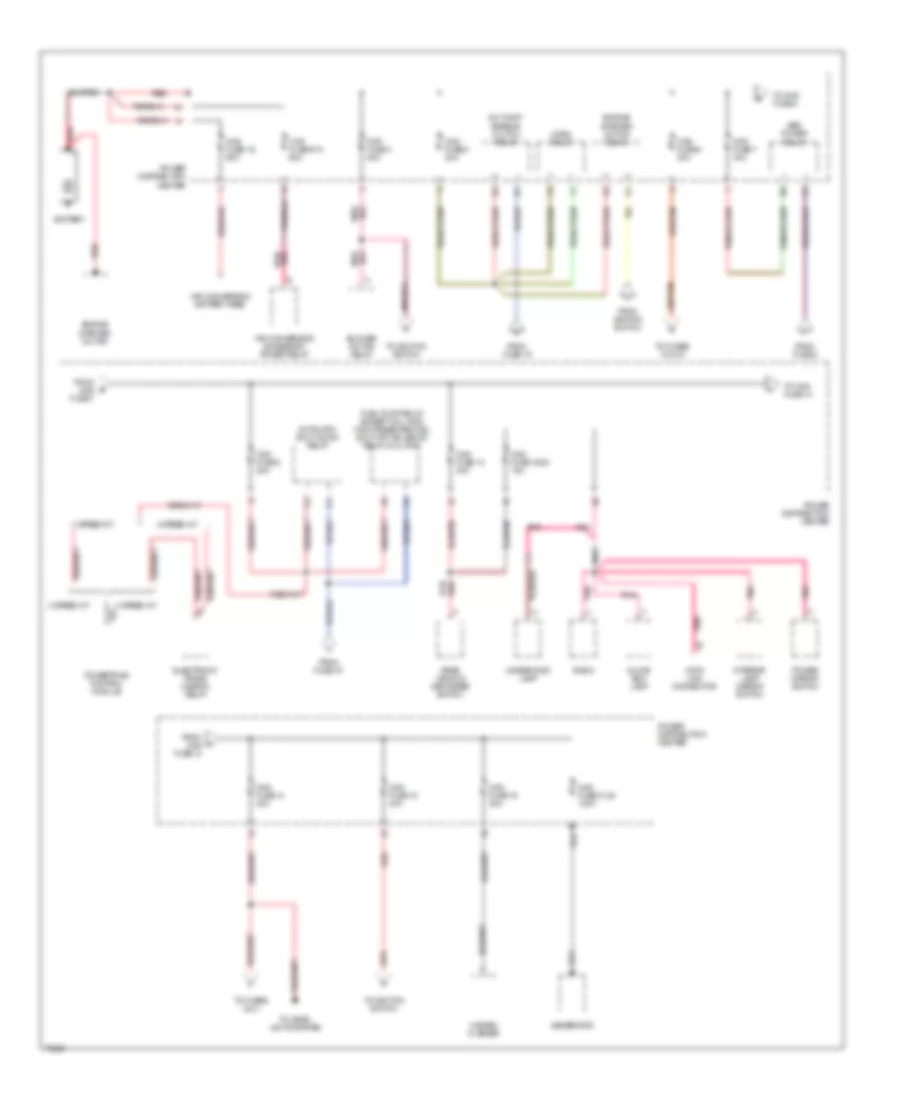 Power Distribution Wiring Diagram 1 of 3 for Dodge Ram Van B1996 1500