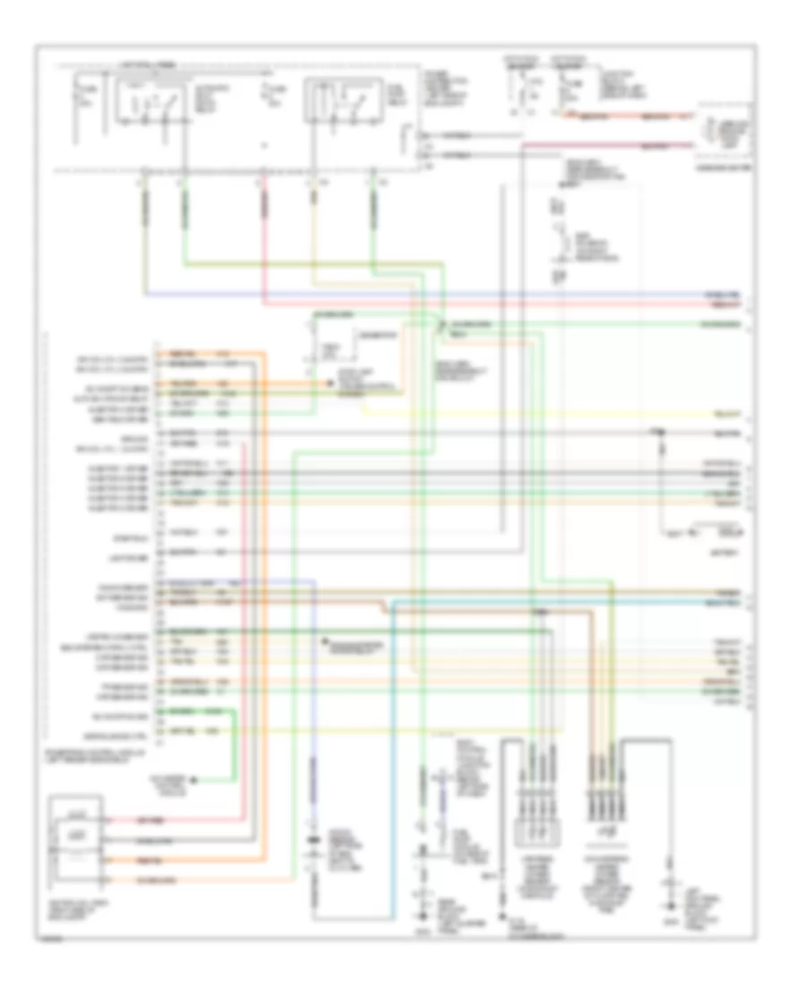 3.3L, Engine Performance Wiring Diagrams (1 of 3) for Dodge Grand Caravan LE 2000