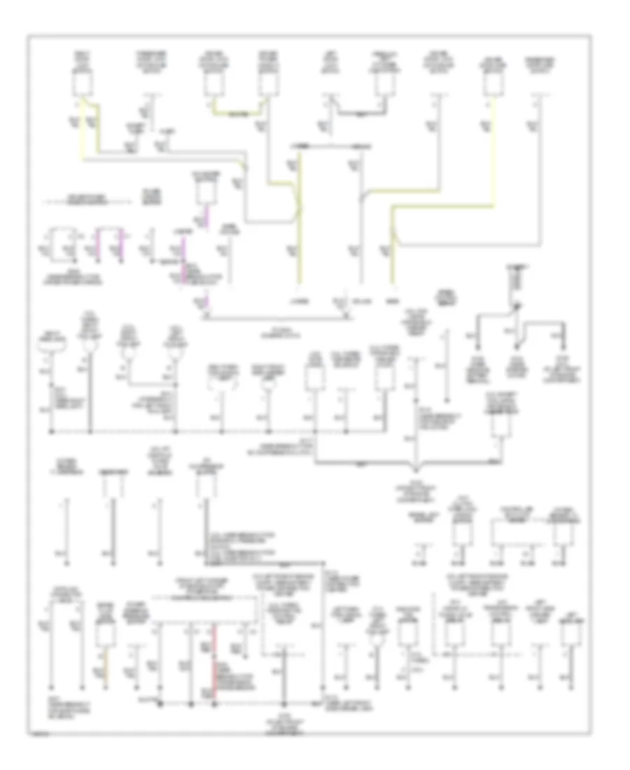 Ground Distribution Wiring Diagram 1 of 2 for Dodge Neon SE 2004
