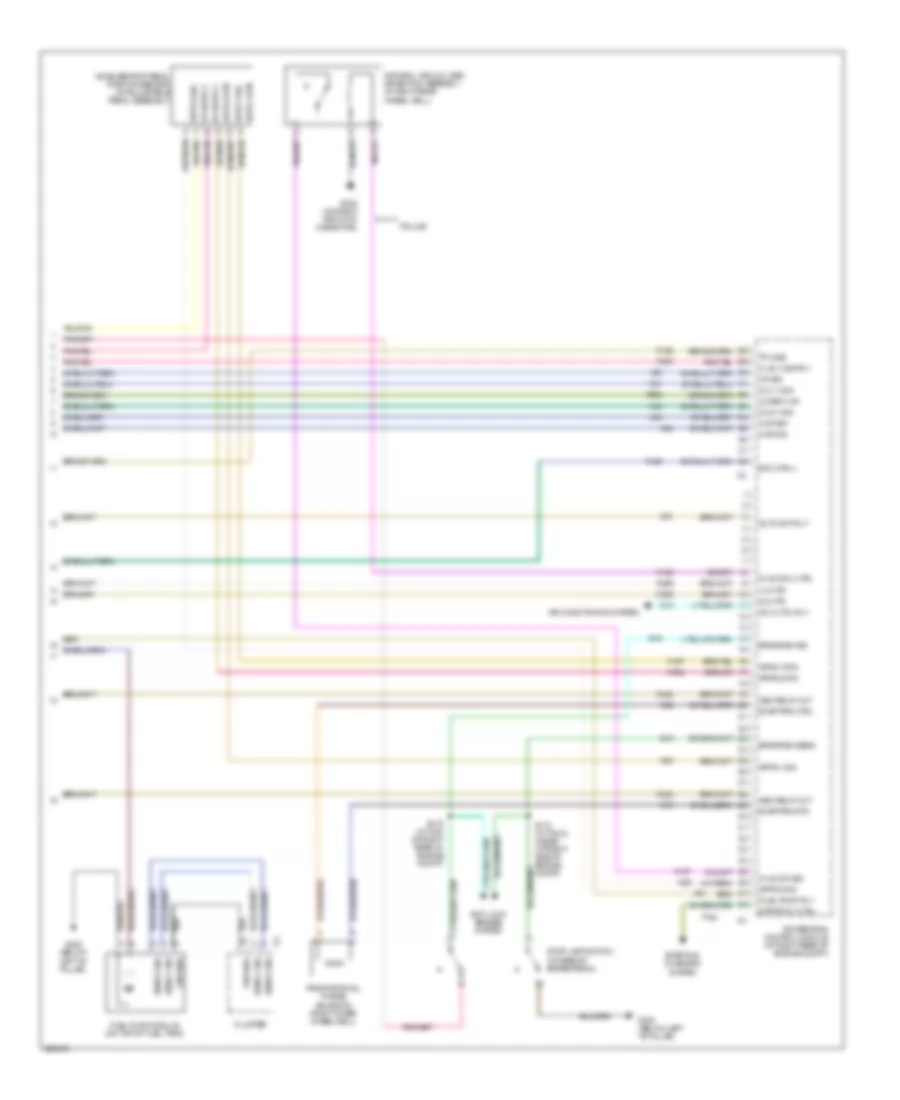 3 5L Engine Performance Wiring Diagram Early Production with Autostick 4 of 4 for Dodge Charger R T 2006