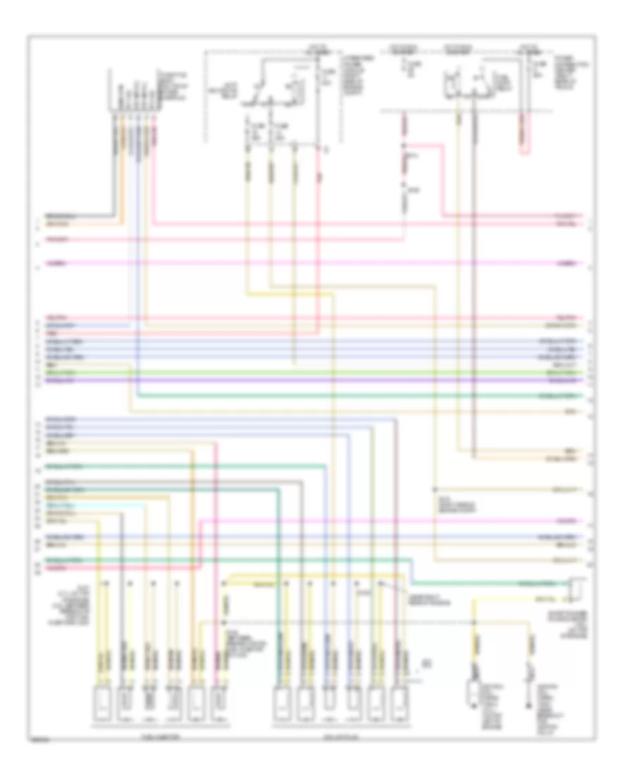 3.5L, Engine Performance Wiring Diagram, Late Production without Autostick (2 of 5) for Dodge Charger RT 2006