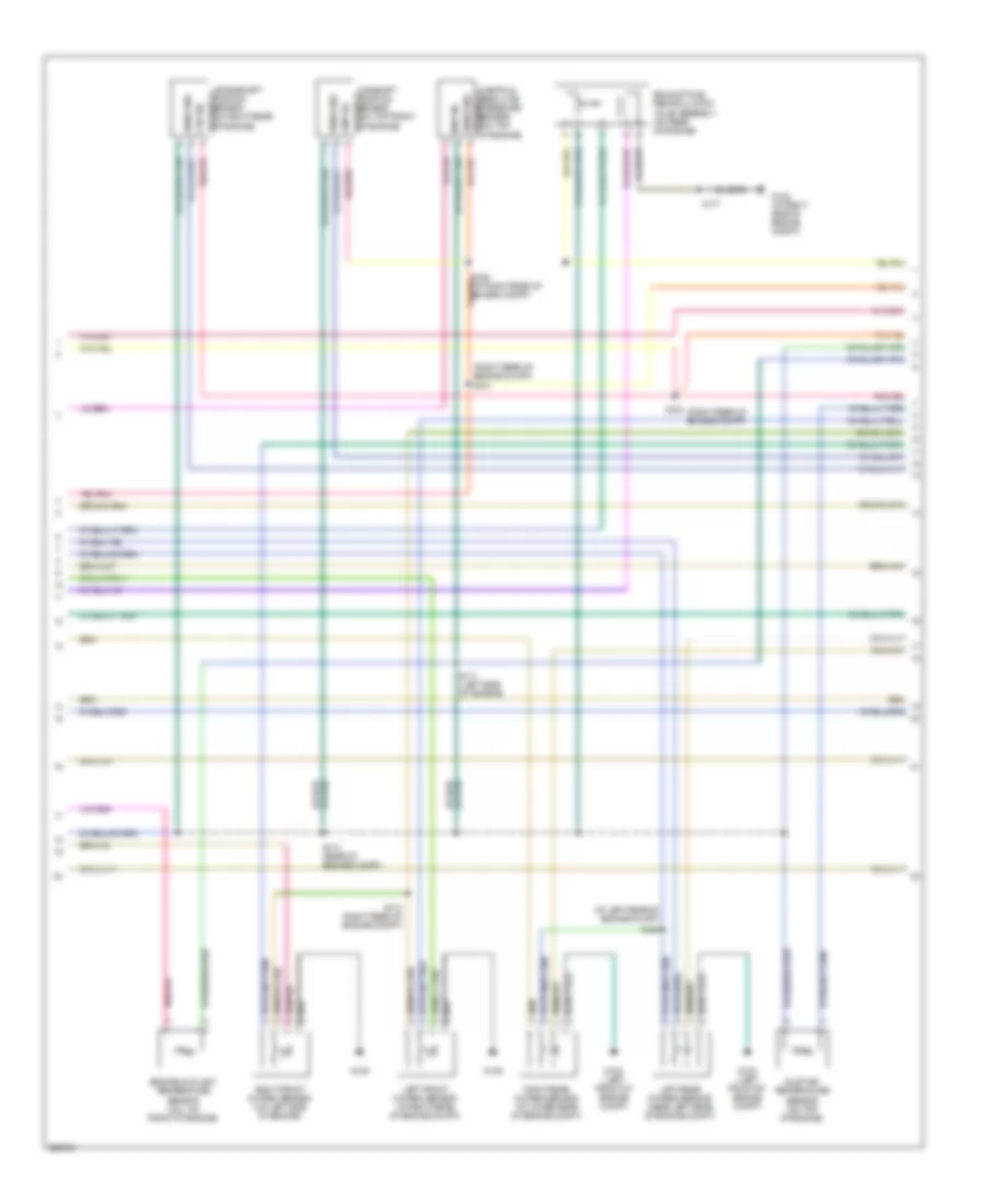 3.5L, Engine Performance Wiring Diagram, Late Production without Autostick (3 of 5) for Dodge Charger RT 2006