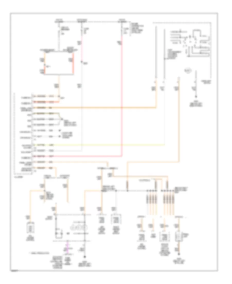 Instrument Illumination Wiring Diagram for Dodge Charger RT 2006
