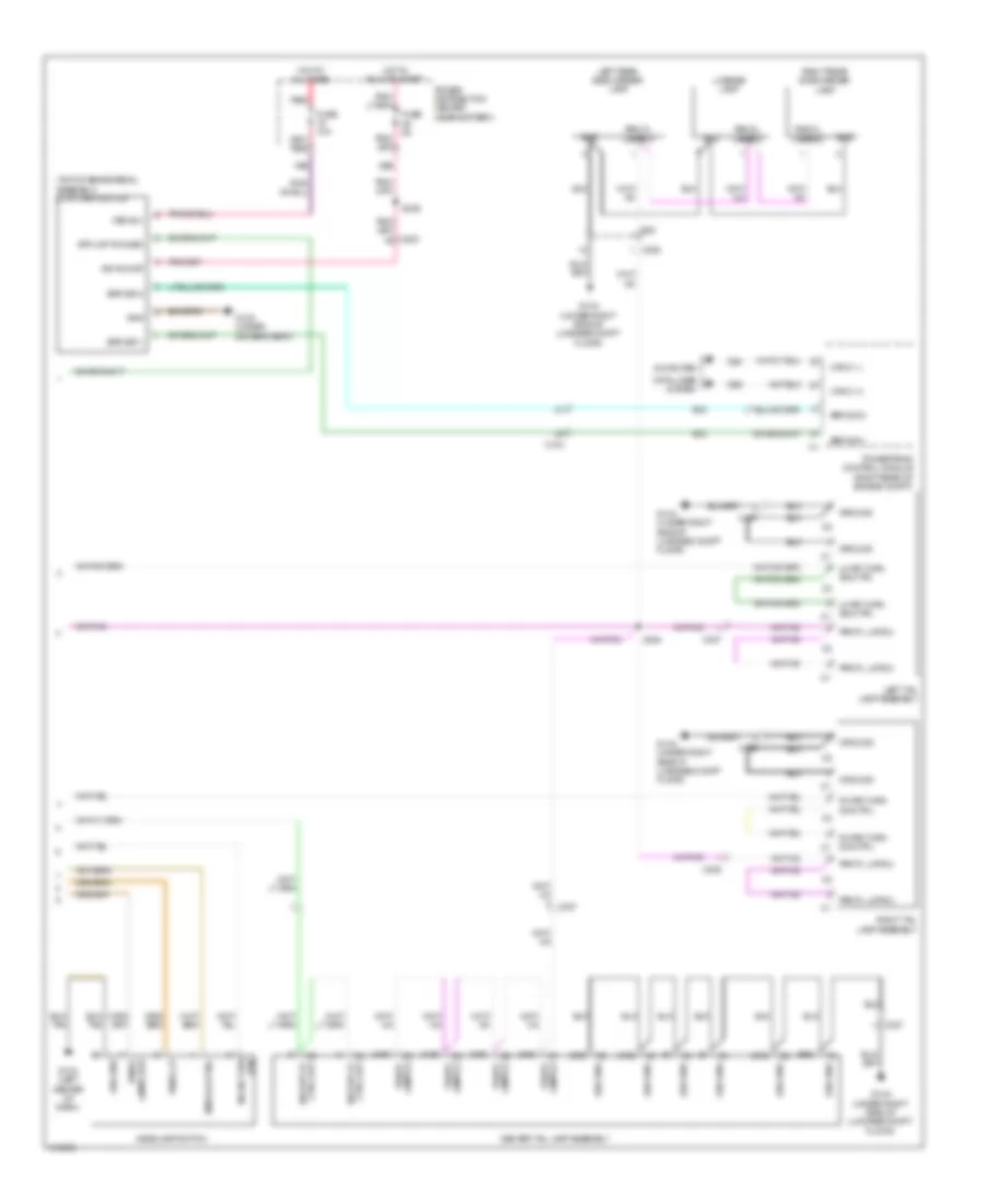 Exterior Lamps Wiring Diagram (2 of 2) for Dodge Challenger SXT 2013