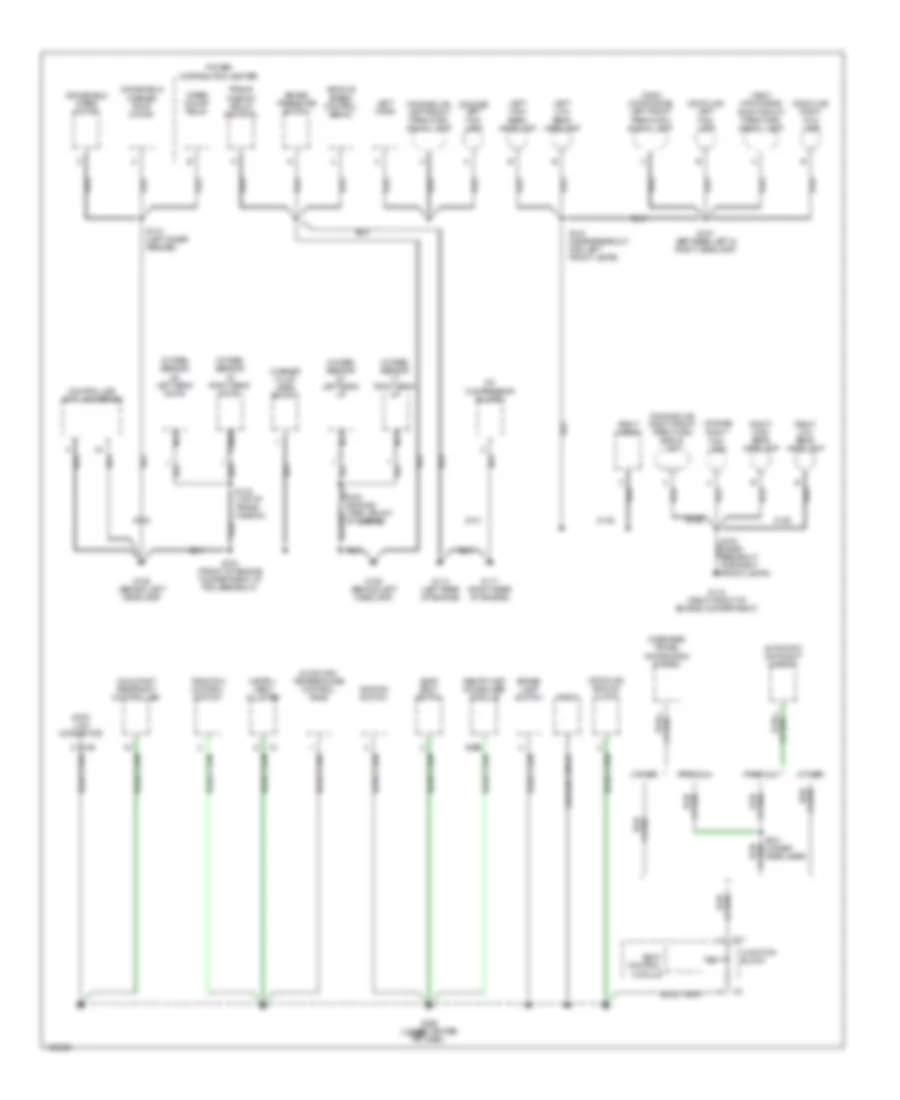 Ground Distribution Wiring Diagram 1 of 3 for Dodge Intrepid 2000