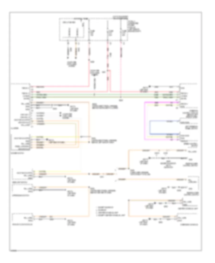 Instrument Illumination Wiring Diagram for Dodge Grand Caravan RT 2014