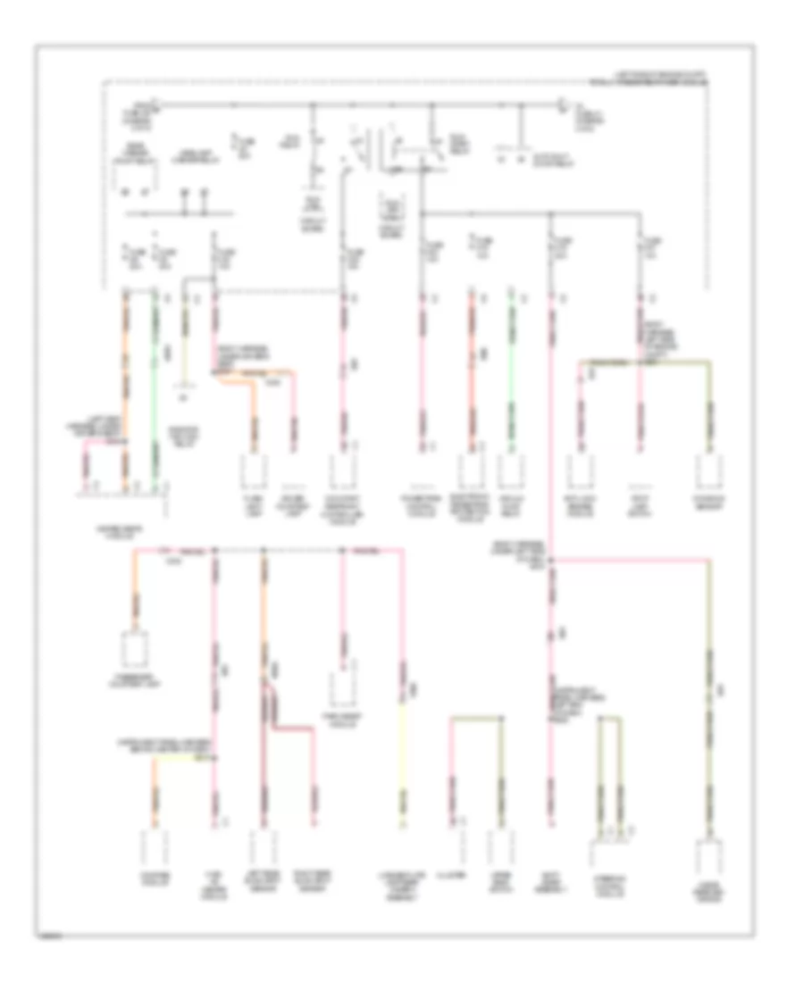 Power Distribution Wiring Diagram (3 of 5) for Dodge Grand Caravan RT 2014