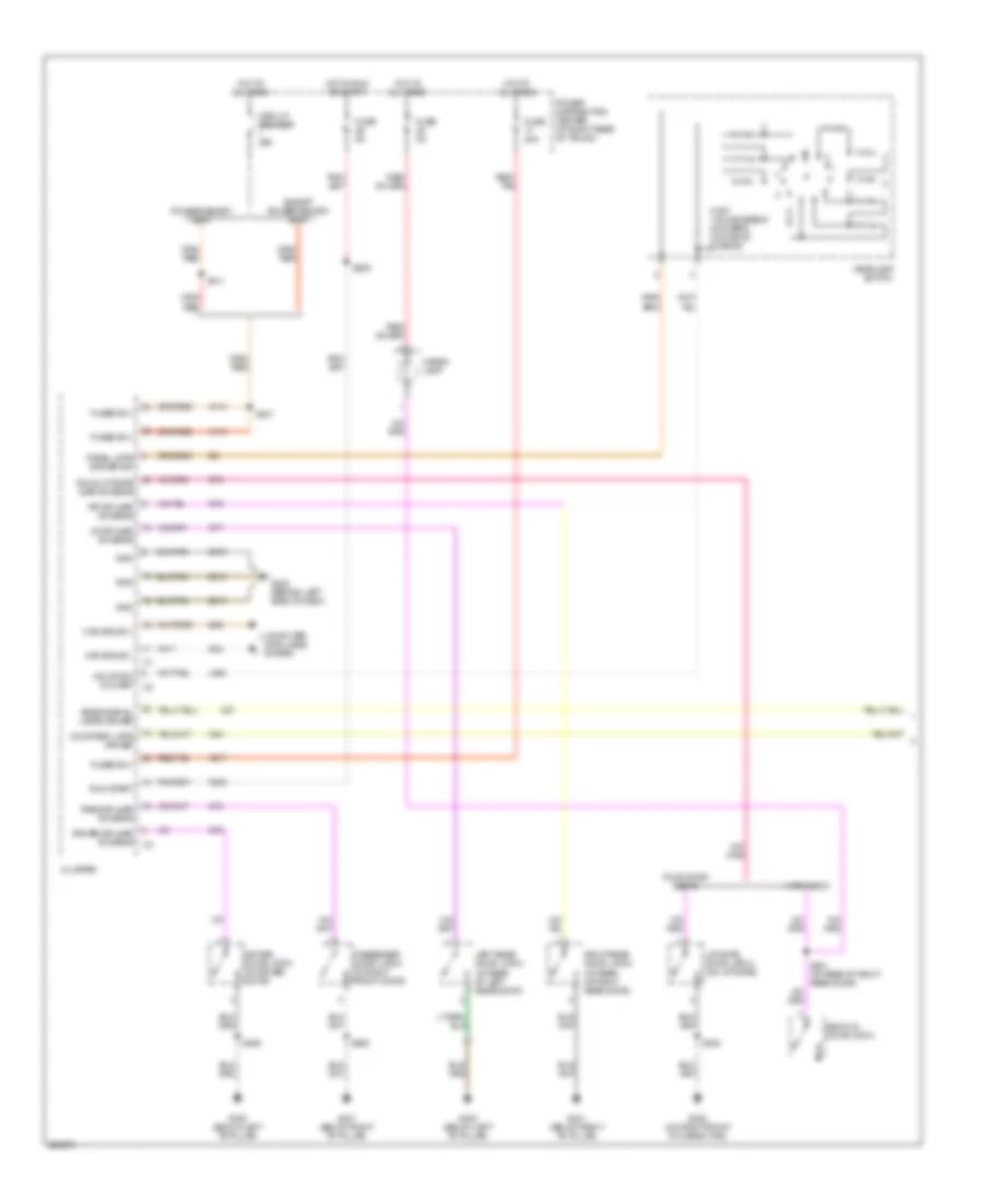 Courtesy Lamps Wiring Diagram 1 of 2 for Dodge Charger SE 2006