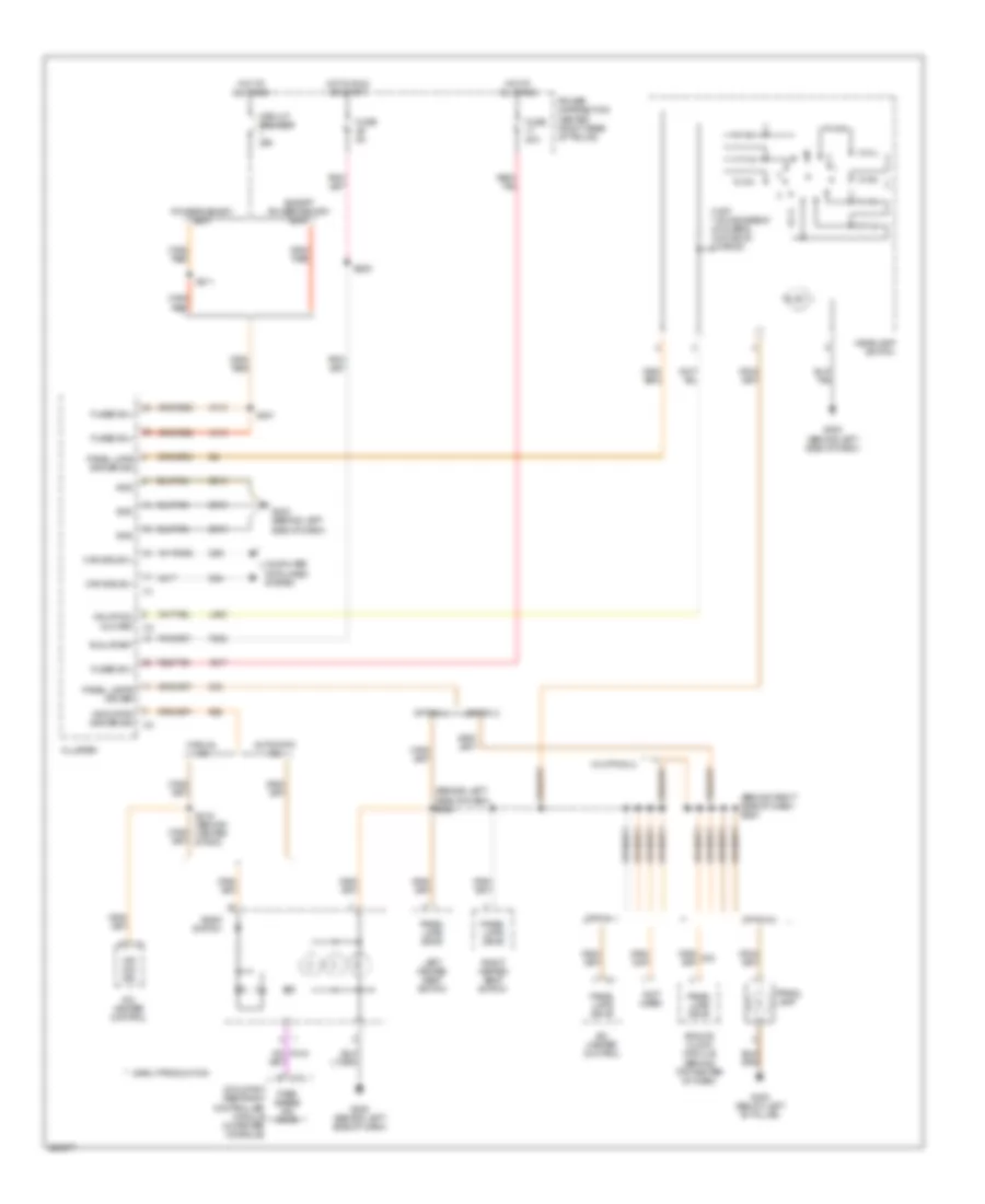 Instrument Illumination Wiring Diagram for Dodge Charger SE 2006