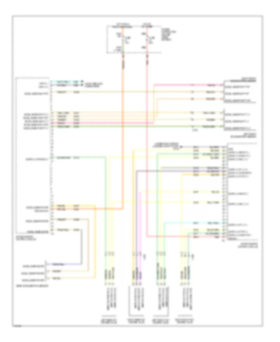 Electronic Suspension Wiring Diagram for Dodge Challenger SXT Plus 2013