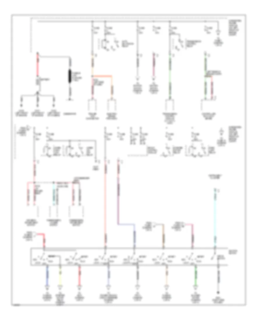 Power Distribution Wiring Diagram 1 of 4 for Dodge Pickup R2002 1500