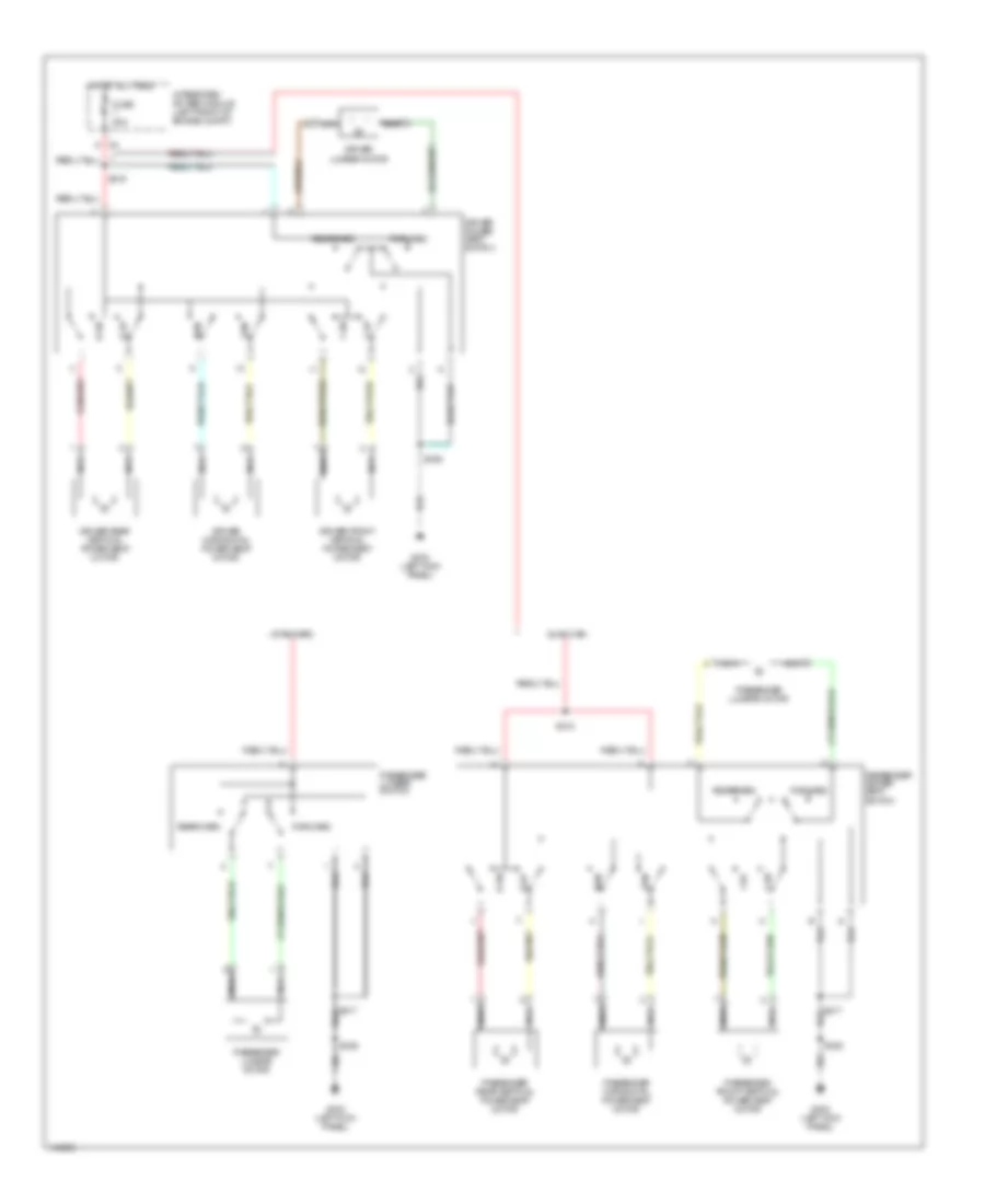 Power Seats Wiring Diagram for Dodge Pickup R2002 1500