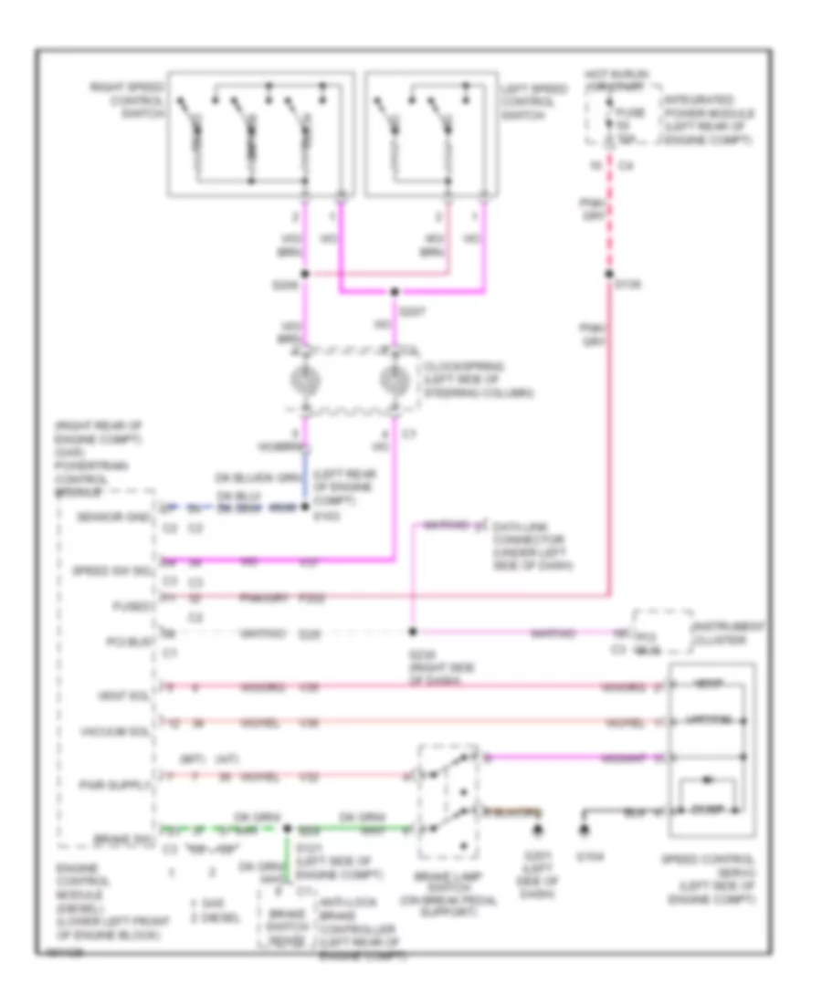 4 7L Cruise Control Wiring Diagram for Dodge Pickup R2004 1500