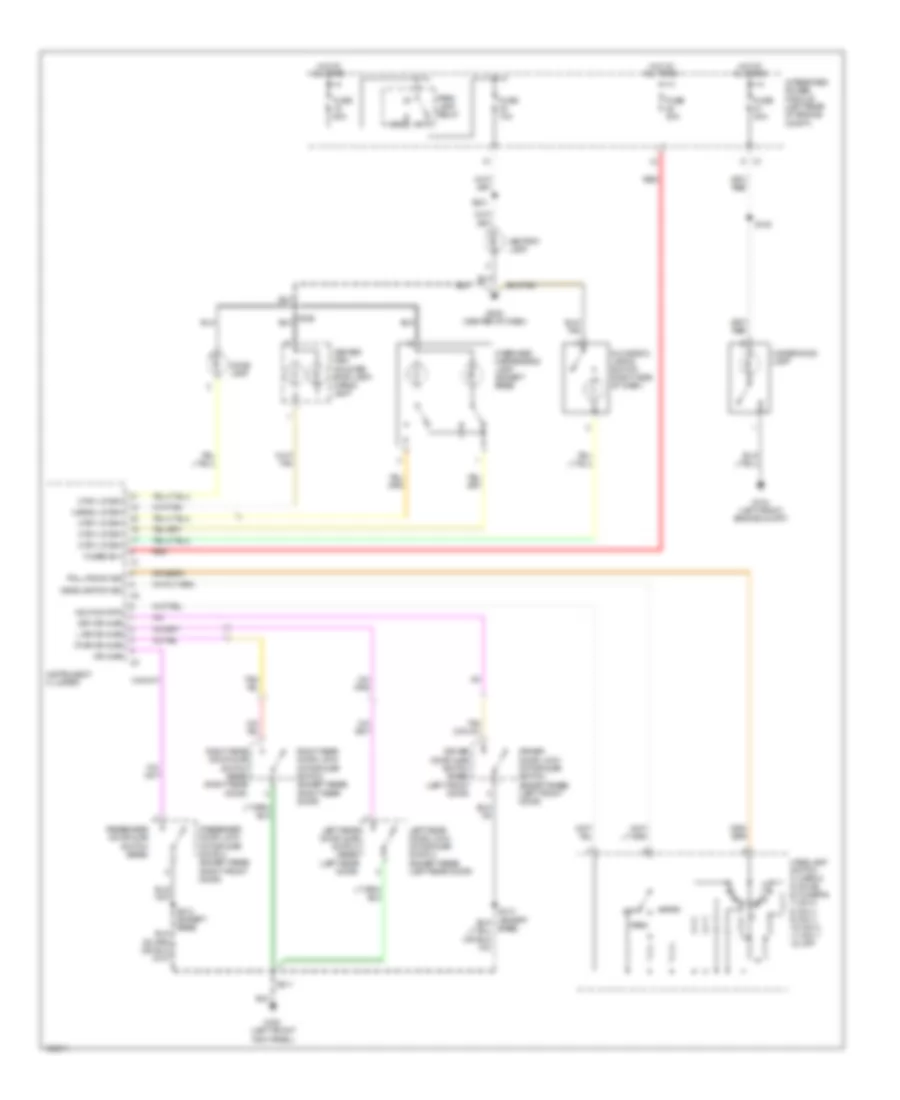 Courtesy Lamps Wiring Diagram for Dodge Pickup R2004 1500