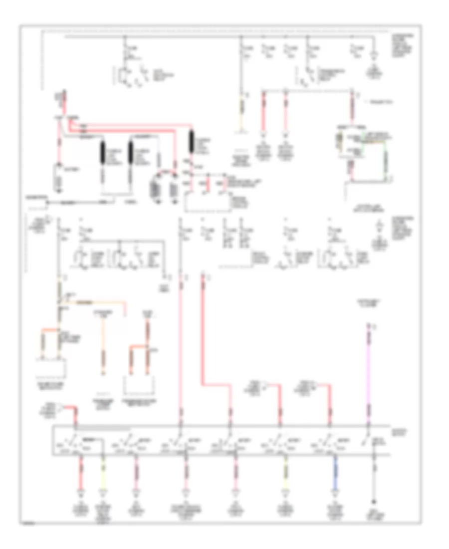 Power Distribution Wiring Diagram 1 of 4 for Dodge Pickup R2004 1500
