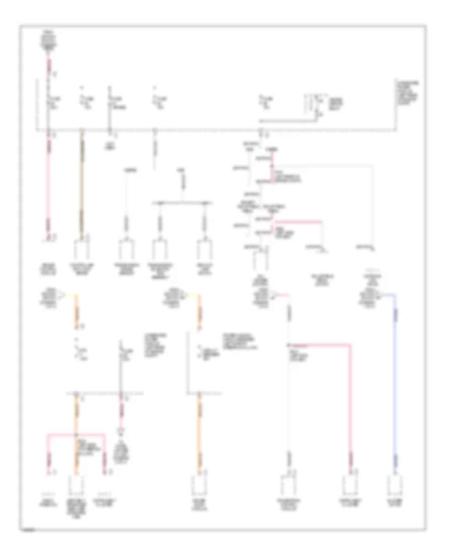 Power Distribution Wiring Diagram 4 of 4 for Dodge Pickup R2004 1500