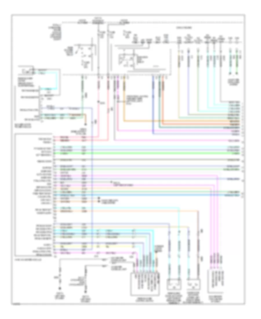 Automatic AC Wiring Diagram (1 of 2) for Dodge Grand Caravan SE 2014