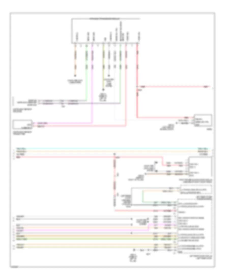 Forced Entry Wiring Diagram (2 of 3) for Dodge Grand Caravan SE 2014
