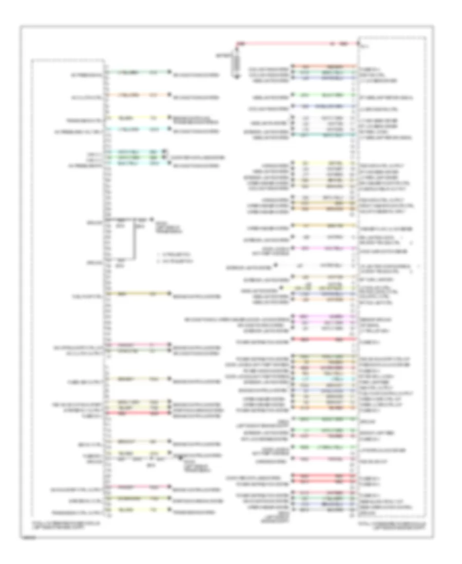 Body Control Modules Wiring Diagram (1 of 2) for Dodge Grand Caravan SE 2014