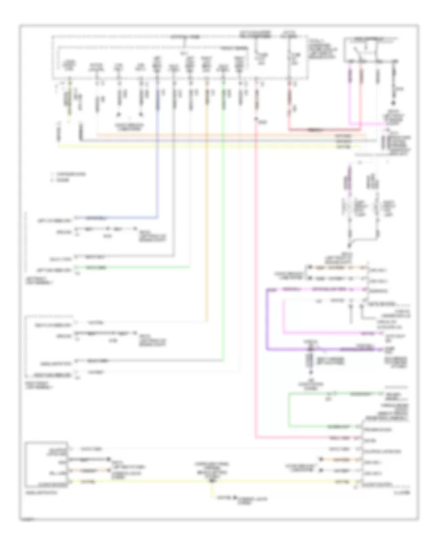 Headlights Wiring Diagram for Dodge Grand Caravan SE 2014