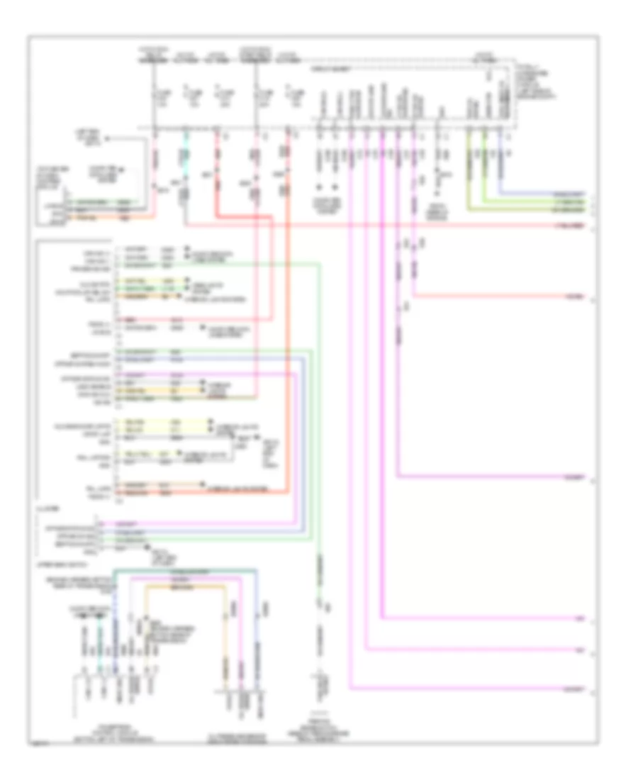 Instrument Cluster Wiring Diagram 1 of 2 for Dodge Grand Caravan SE 2014