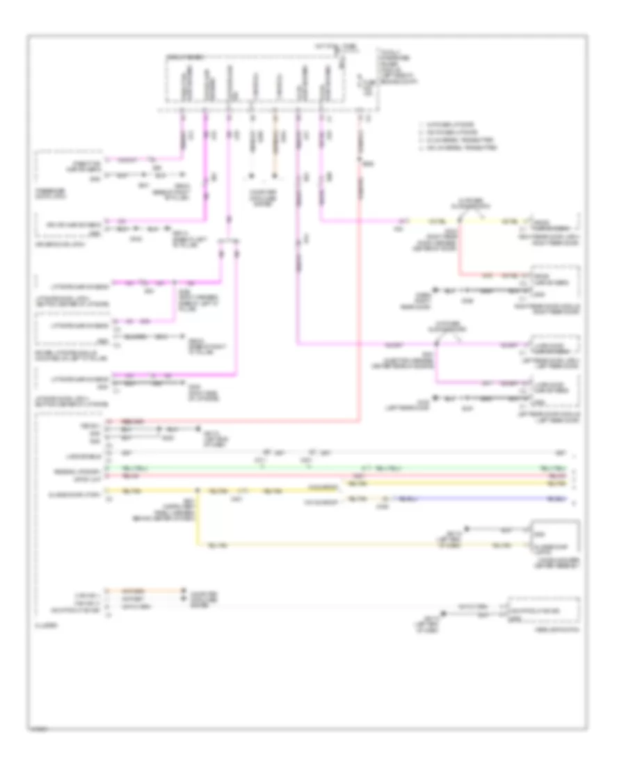 Courtesy Lamps Wiring Diagram (1 of 3) for Dodge Grand Caravan SE 2014