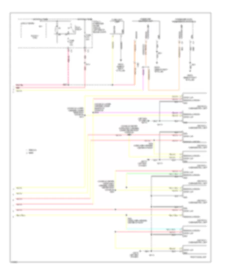 Courtesy Lamps Wiring Diagram (3 of 3) for Dodge Grand Caravan SE 2014