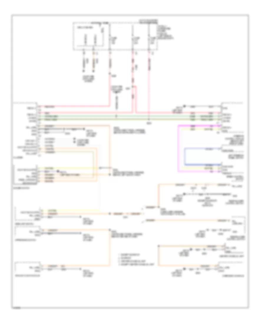 Instrument Illumination Wiring Diagram for Dodge Grand Caravan SE 2014