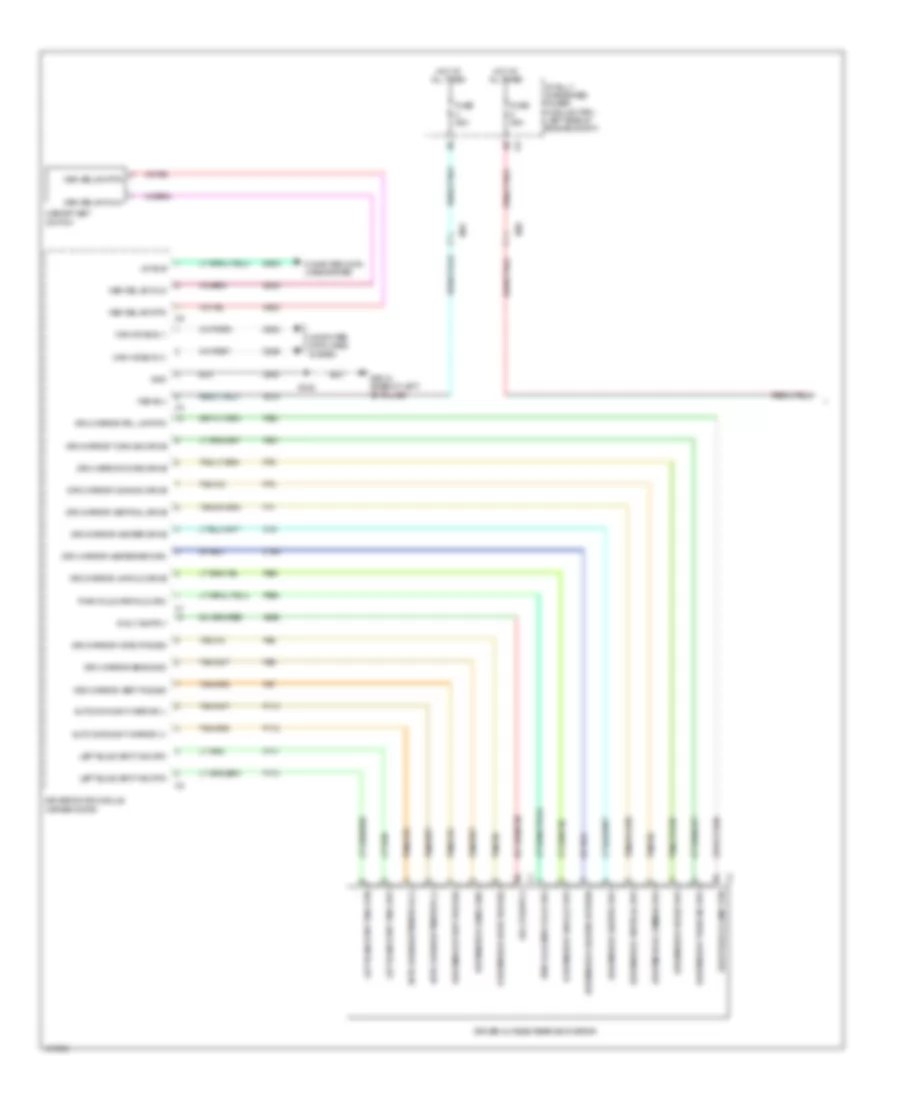 Memory Mirrors Wiring Diagram 1 of 2 for Dodge Grand Caravan SE 2014