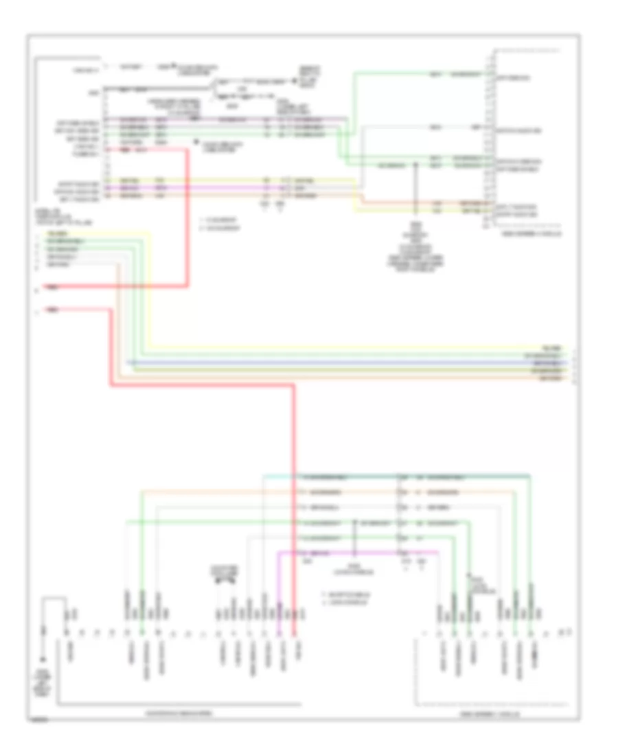 Navigation Wiring Diagram 2 of 4 for Dodge Grand Caravan SE 2014