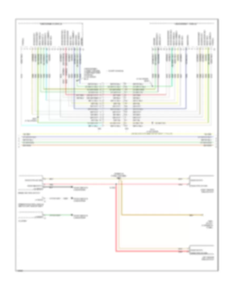 Navigation Wiring Diagram (3 of 4) for Dodge Grand Caravan SE 2014