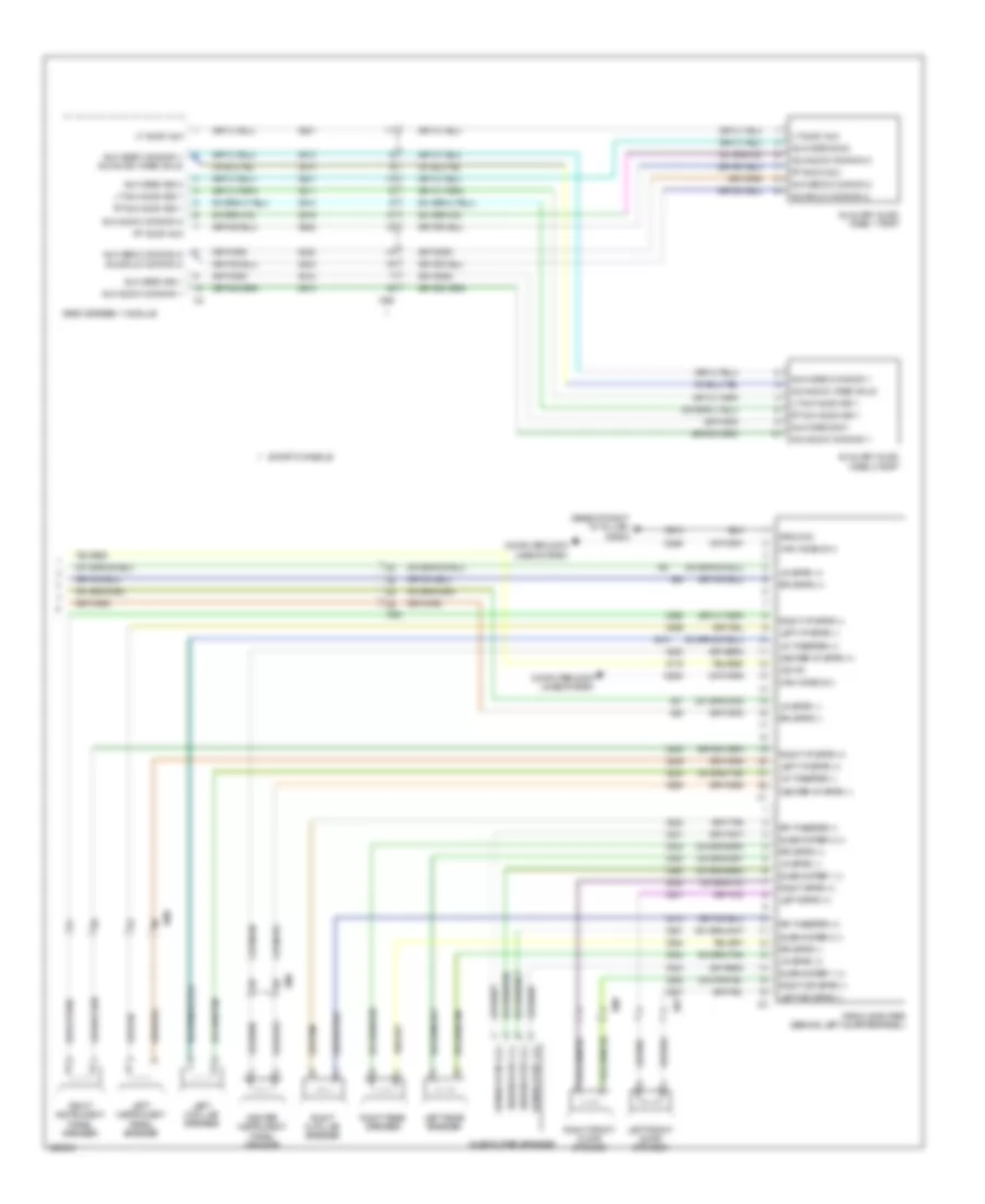 Navigation Wiring Diagram 4 of 4 for Dodge Grand Caravan SE 2014