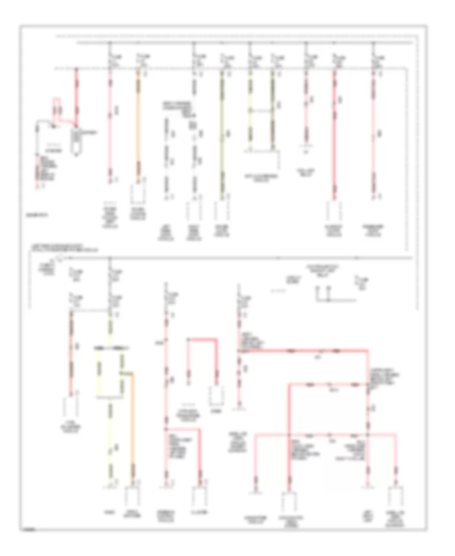 Power Distribution Wiring Diagram (1 of 5) for Dodge Grand Caravan SE 2014