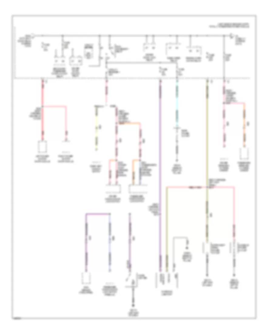 Power Distribution Wiring Diagram (4 of 5) for Dodge Grand Caravan SE 2014