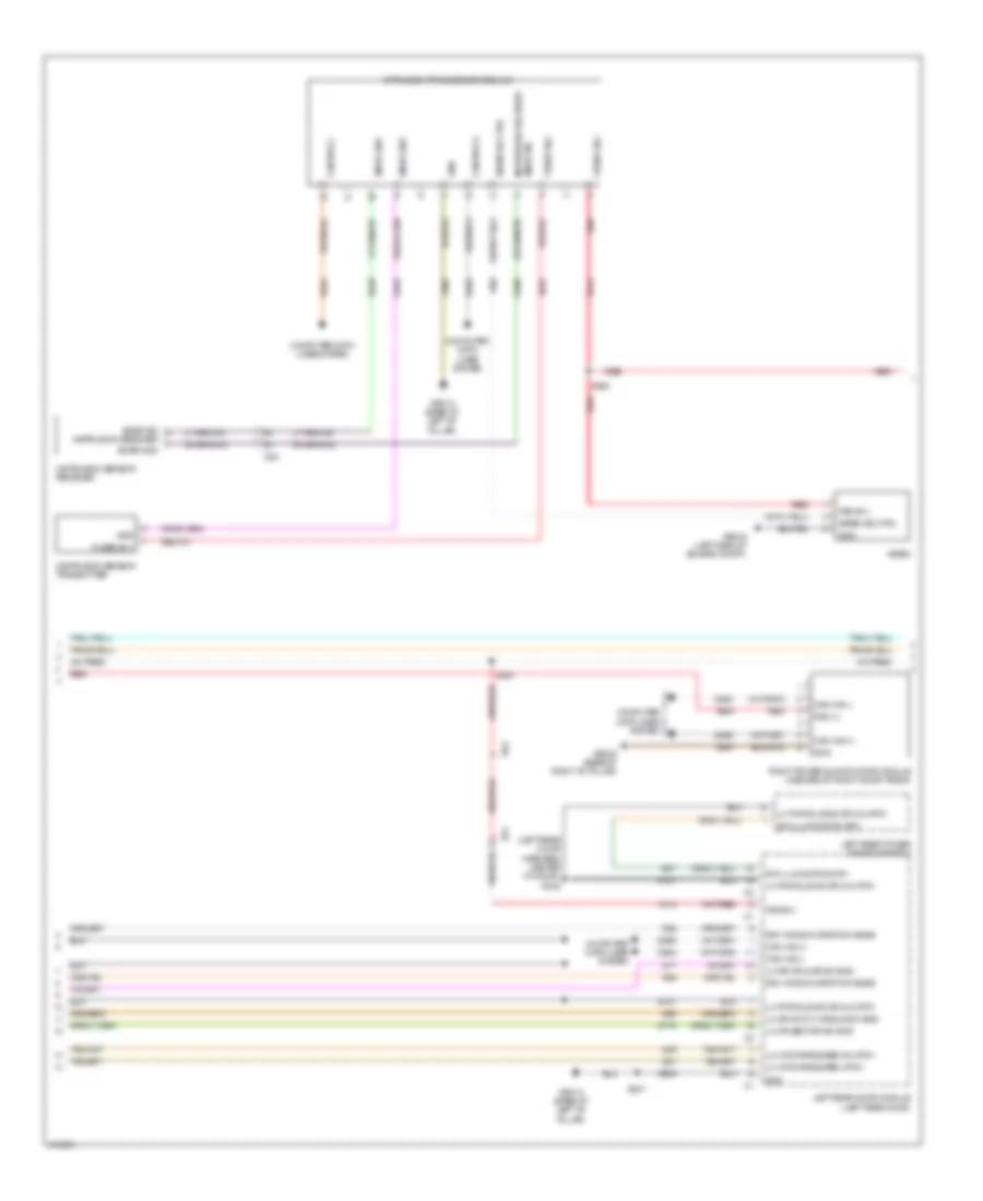 Power Door Locks Wiring Diagram (2 of 3) for Dodge Grand Caravan SE 2014