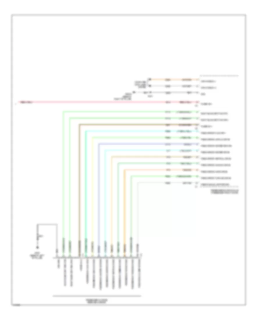 Power Mirrors Wiring Diagram, Premium (2 of 2) for Dodge Grand Caravan SE 2014