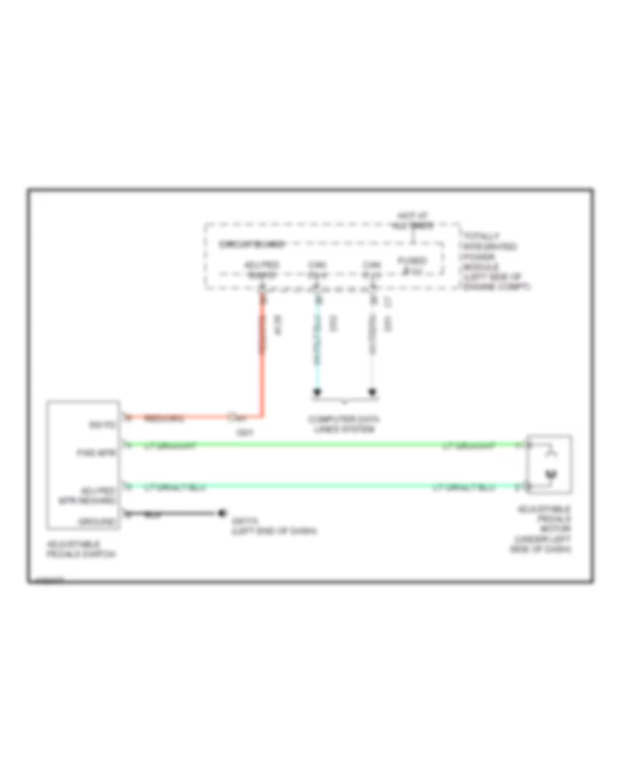 Adjustable Pedal Wiring Diagram for Dodge Grand Caravan SE 2014