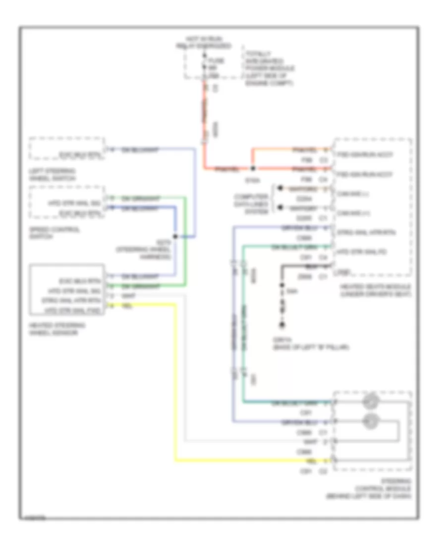 Heated Steering Wheel Wiring Diagram for Dodge Grand Caravan SE 2014