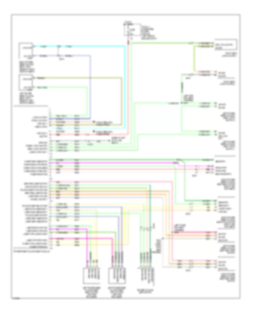 Rear Folding Seat Wiring Diagram for Dodge Grand Caravan SE 2014