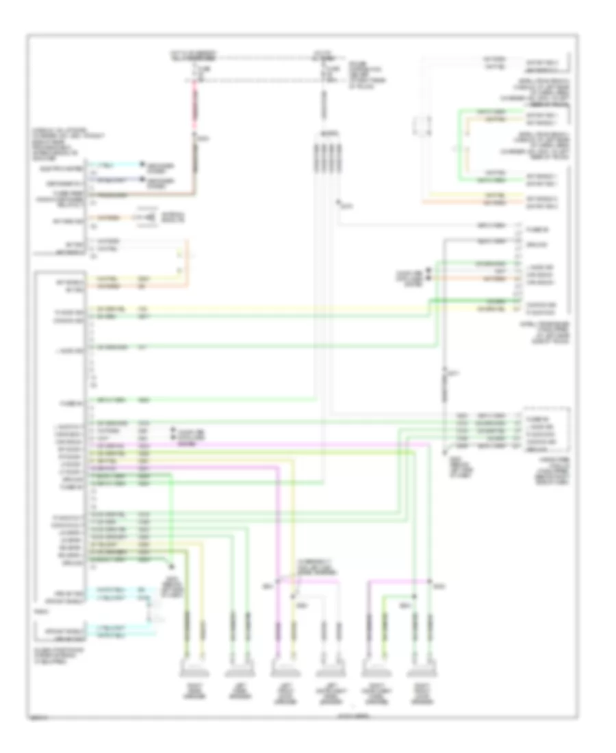 Radio Wiring Diagram Base for Dodge Charger SRT 8 2006