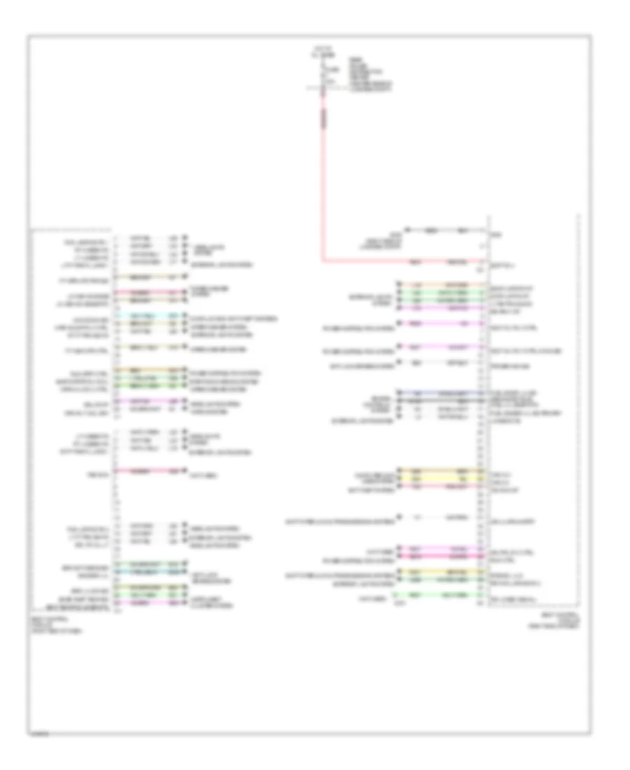 Body Control Modules Wiring Diagram 1 of 2 for Dodge Charger R T 2013