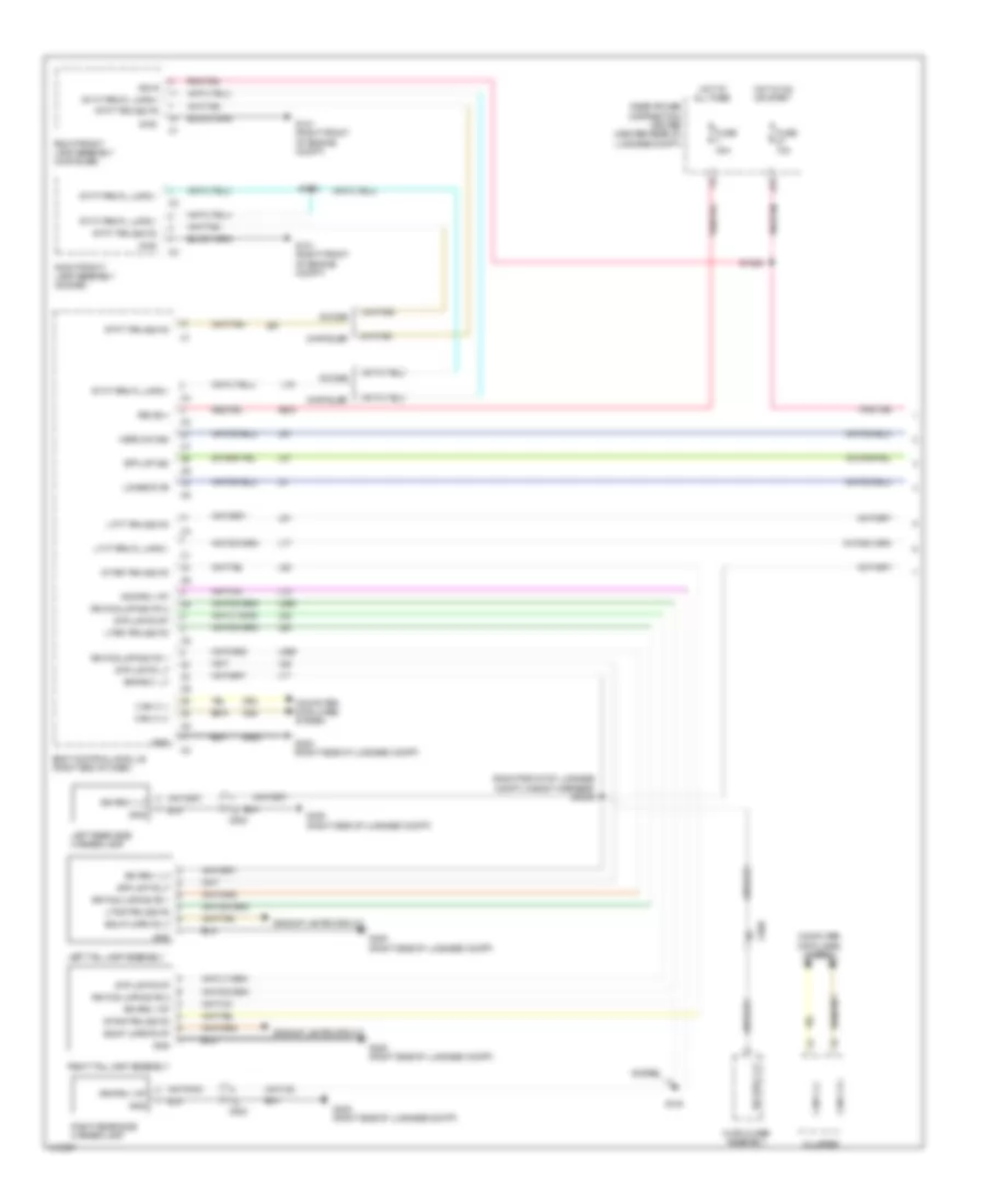 Exterior Lamps Wiring Diagram 1 of 2 for Dodge Charger R T 2013
