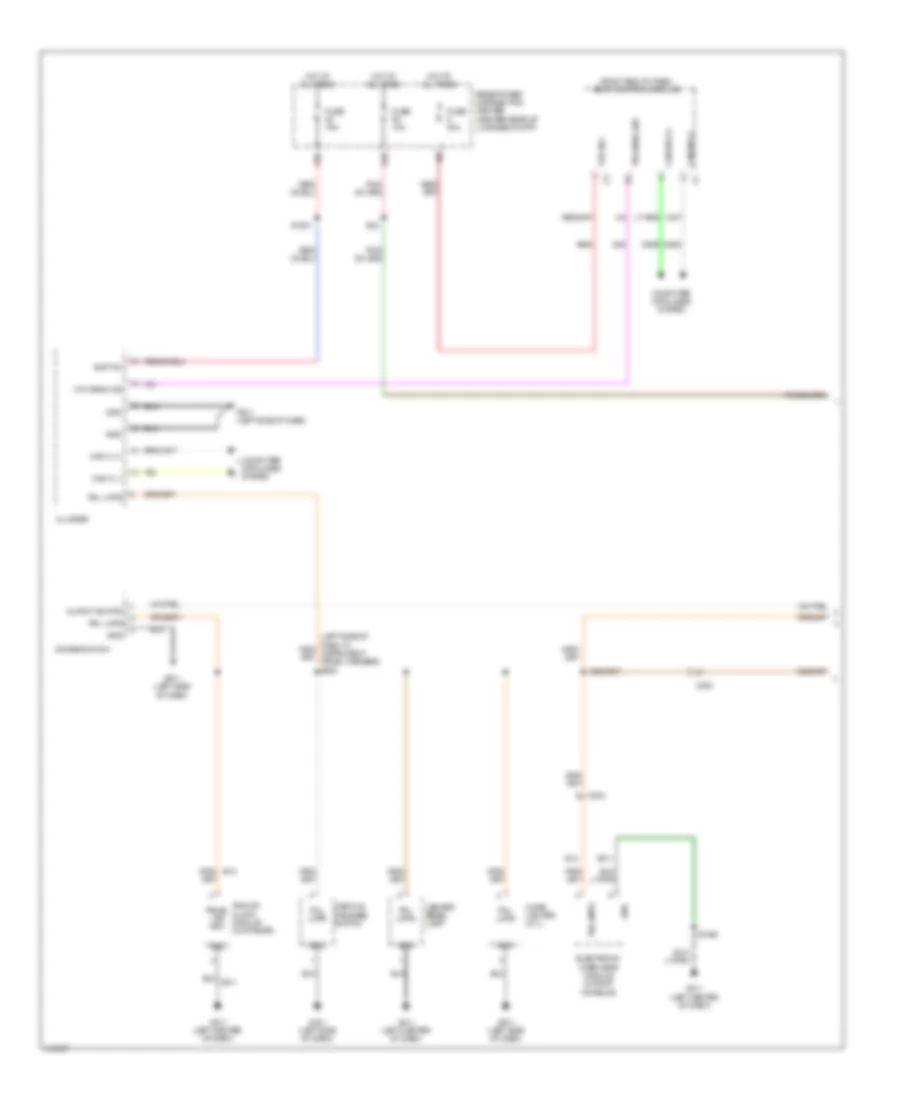 Instrument Illumination Wiring Diagram 1 of 2 for Dodge Charger R T 2013