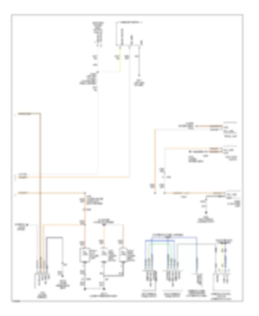 Instrument Illumination Wiring Diagram (2 of 2) for Dodge Charger RT 2013
