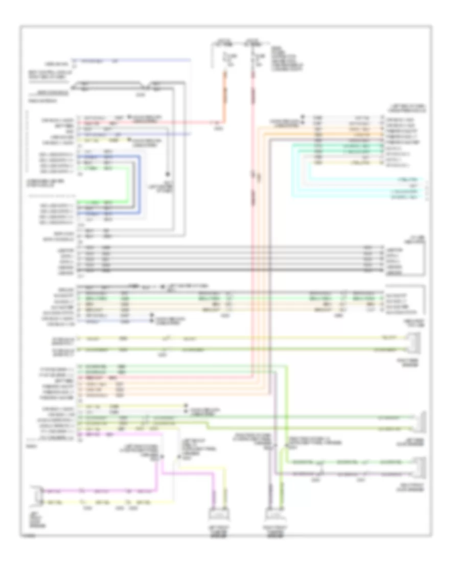 Radio Wiring Diagram Base 1 of 2 for Dodge Charger R T 2013