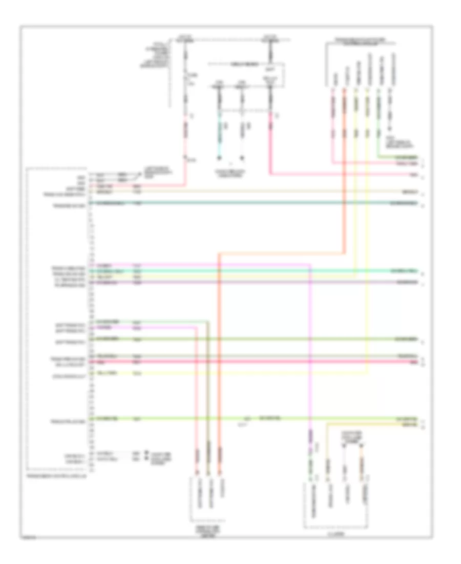 Transmission Wiring Diagram, 6 Speed with Dual Clutch (1 of 3) for Dodge Avenger Heat 2011