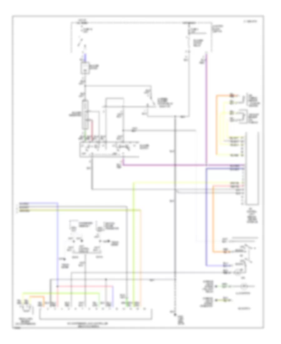 AC Wiring Diagram, Manual AC (2 of 2) for Dodge Stealth 1996