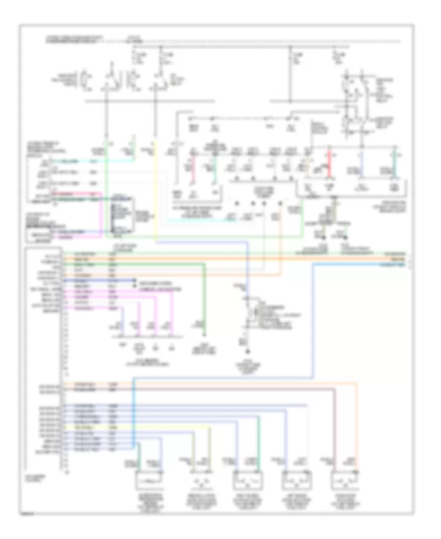 Automatic A C Wiring Diagram 1 of 2 for Dodge Charger SXT 2006