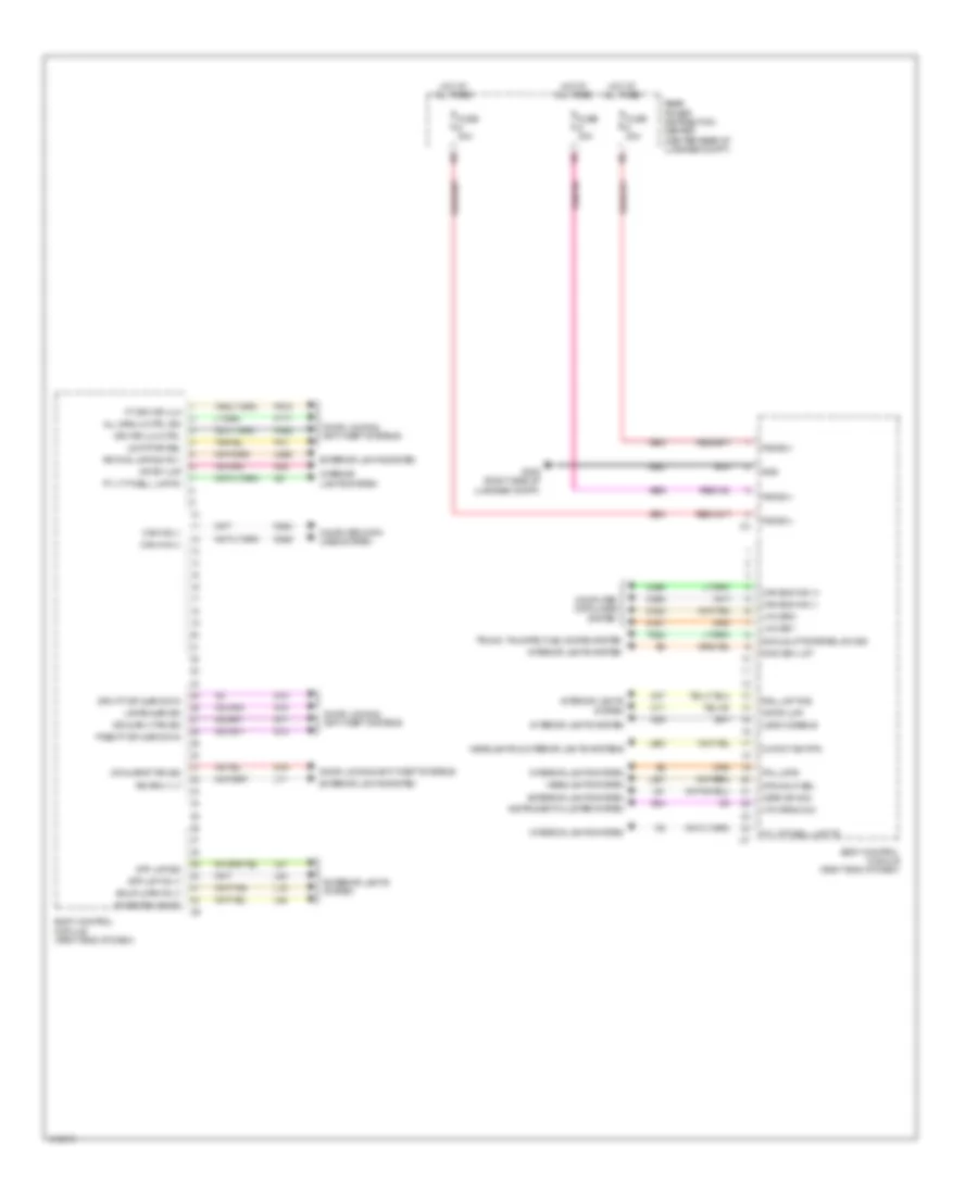 Body Control Modules Wiring Diagram 2 of 2 for Dodge Charger SE 2013