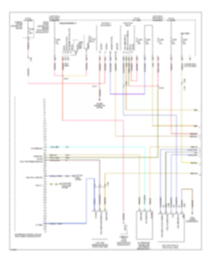 5.7L, Engine Performance Wiring Diagram (1 of 5) for Dodge Charger SE 2013